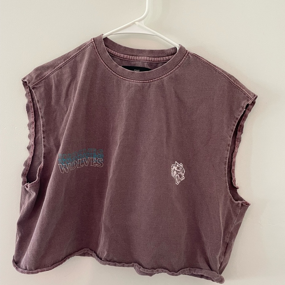 Darc sport sleeveless cropped tee
